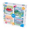 ZESTAW Książeczki Sensoryczne Gryzaki 4w1 JOLLY BABY