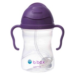 B.BOX Bidon innowacyjny ze słomką winogronowy 6+