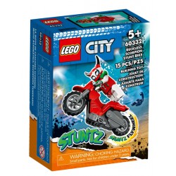 Motocykl kaskaderski brawurowego skorpiona 60332 LEGO