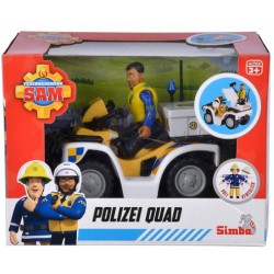 Strażak Sam Quad Policyjny z figurką Malcolma