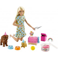 Lalka Barbie Przyjęcie dla Szczeniaczków Zestaw