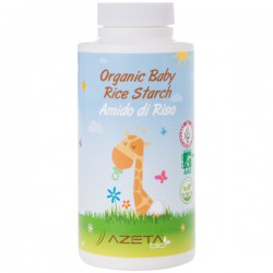 AZETA Bio Organiczna Skrobia ryżowa do kąpieli emolient dla niemowląt 100g