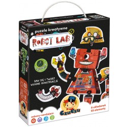 CZUCZU Puzzle Kreatywne ROBOT LAB dla dzieci 3+