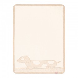 Cotton Cloud Kocyk dziecięcy Jamnik 75x100