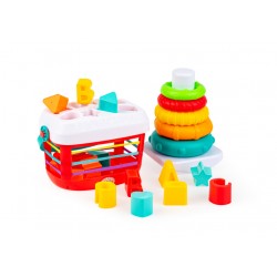 Zabawka sensoryczna Zestaw sortuj i układaj Tulifun