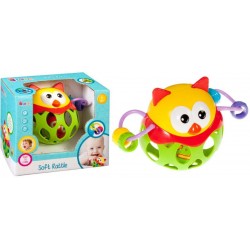 Bam Bam Kula z miękką grzechotką Sówka