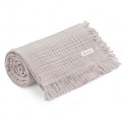 YOSOY Koc muślinowy 4-warstwowy BEŻOWY