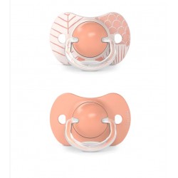 SUAVINEX SMOCZEK SILIKONOWY FIZJOLOGICZNY SX PRO DREAMS +18M BRZOSKWINIOWY