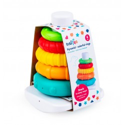 TULIFUN Piramidka Kolorowe Obręcze