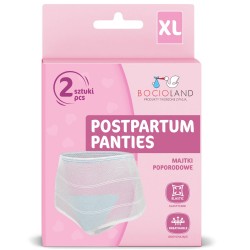 BOCIOLAND wielorazowe MAJTKI POPORODOWE XL