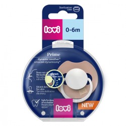 Smoczek silikonowy dynamiczny LOVI PRIME 1szt.0-6m