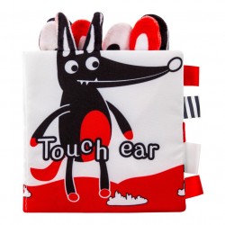 BOCIOLAND Książeczka kontrastowa WILK