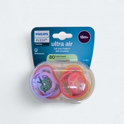 AVENT Smoczek uspokajający 18m+ Ultra Air Girl