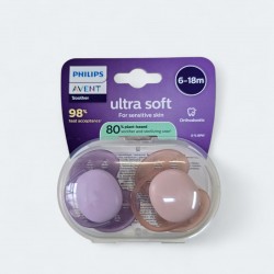 AVENT Smoczek Uspokajający 6-18m Ultra Soft 091/43