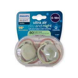 AVENT Smoczek uspokajający ULTRA AIR 6-18m. 087/18 Nighttime