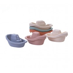 BOCIOLAND Pastelowe stateczki przelewajki do kąpieli