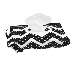 BOCIOLAND Etui na chusteczki nawilżane czarne