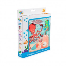 JOLLYBABY Książeczka do rysowania kolorowy ocean