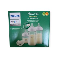 AVENT Zestaw startowy Natural Response szklany 878/11