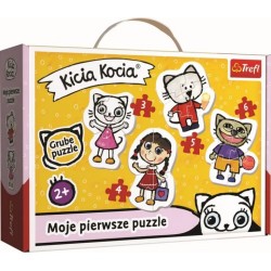 TREFL Puzzle Baby Classic Wesoła Kicia Kocia