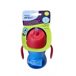 AVENT Kubek niekapek ze słomką 9m+200ml