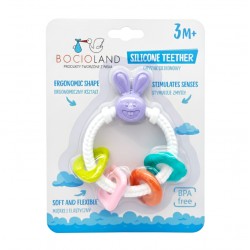 BOCIOLAND GRYZAK SILIKONOWY KRÓLICZEK