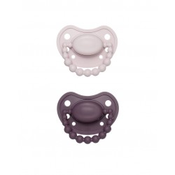 LUU Kids Zestaw smoczków Blueberry Shake i Sweet Plum 6m