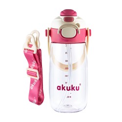 AKUKU Bidon na wodę szkolny z tritanu 480ml