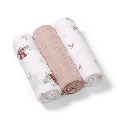 BABYONO Pieluszki Muślinowe Super Miękkie bezowe 3szt 348/14