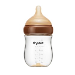 THYSEED Antykolkowa Butelka Dla Niemowląt szklana 160 ml. 0-1m