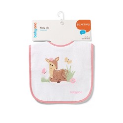 BABYONO Śliniak frotte, różowy