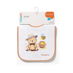 BABYONO Śliniak frotte, beżowy