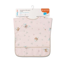 BABYONO Śliniak-fartuszek z długim rękawem TEADDY