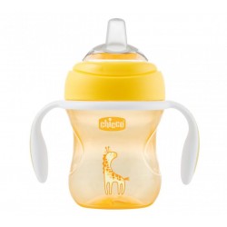 CHICCO Kubek treningowy z miękkim ustnikiem 4 M+