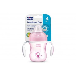 CHICCO Kubek treningowy z miękkim ustnikiem 4 M+