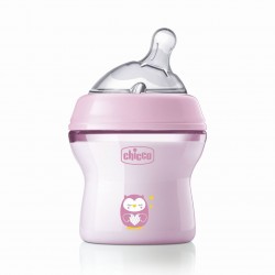 CHICCO Butelka antykolkowa NaturalFeeling 0M+ 150 ml GIRL