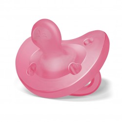 CHICCO Smoczek silikonowy PhysioForma SOFT .16-36m PINK