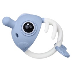 MOMBELLA Gryzak uspokajający RYBKA 3w1 LIGHT BLUE