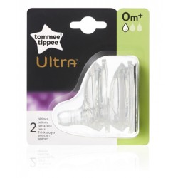 TOMMEE TIPPEE Smoczek silikonowy ULTRA 0+ 2szt