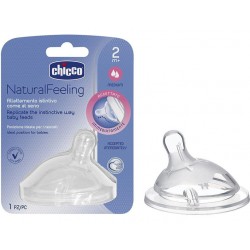 CHICCO Smoczek do butelki NaturalFeeling 2m+
