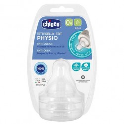 CHICCO Smoczek PERFECT5 przepływ wolny 0m+ 2szt.
