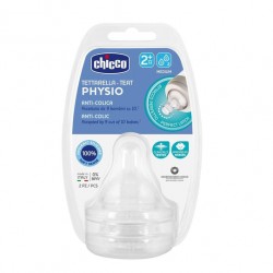CHICCO Smoczek PERFECT5 przepływ średni 2m+ 2szt.