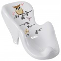 PlusBaby Fotelik do Kąpieli Antypoślizgowy SOWA Szary
